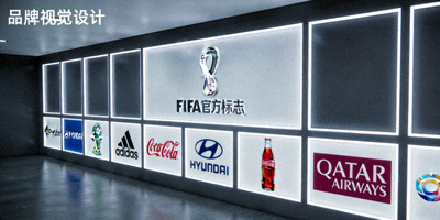 国际足联FIFA合作伙伴Logo墙 - FIFA官方标志